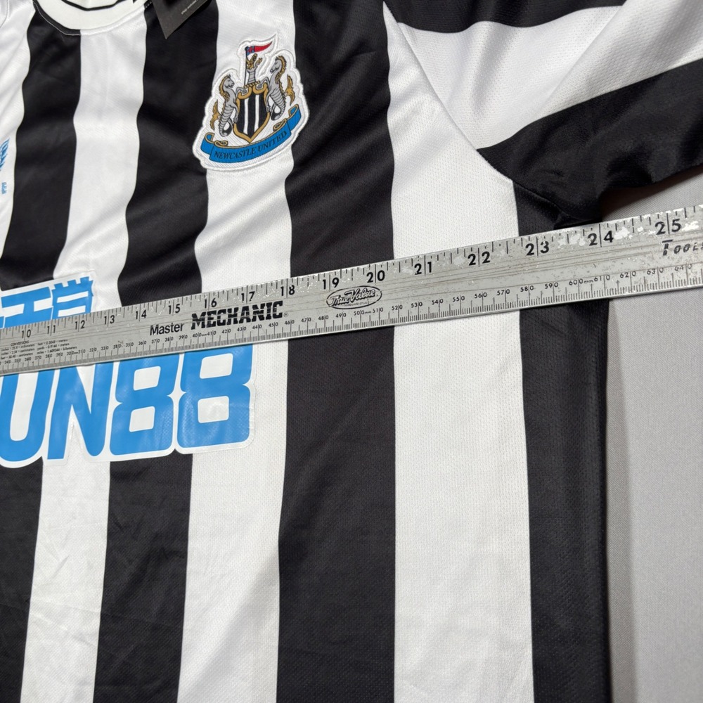 Castore Newcastle United Jersey Men 4XL Black White Almiron 24 Soccer Shirt NEW - Picture 11 of 13